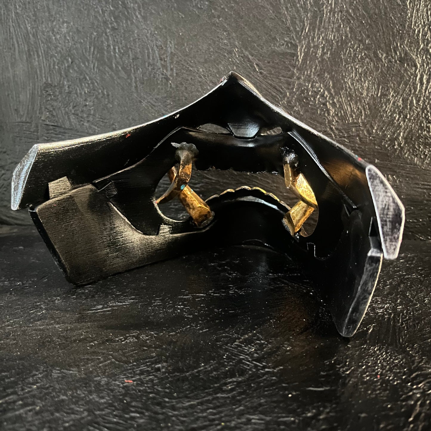 ANIME - Splattered Cyber Oni Mask