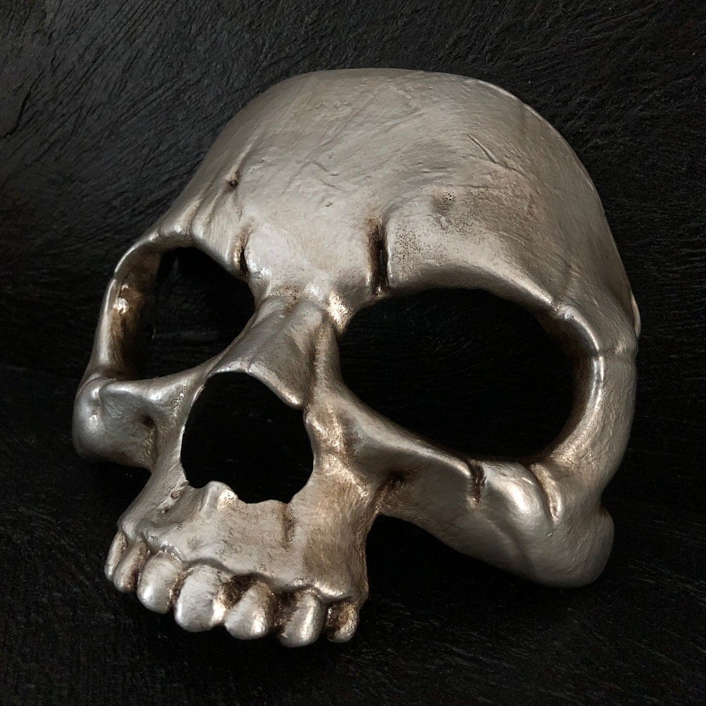 HORROR - Human Skull Mask (Silver)