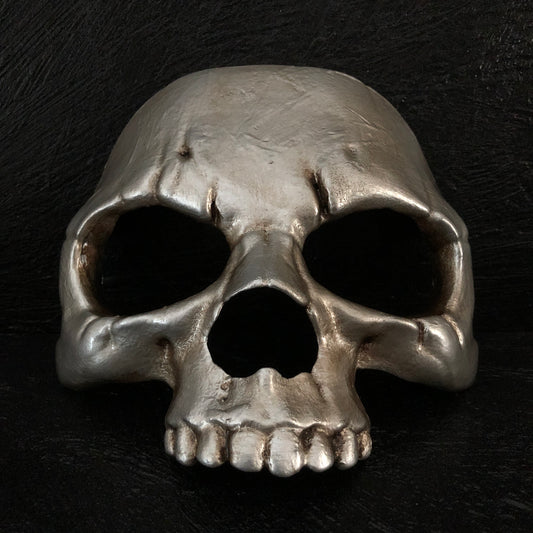 HORROR - Human Skull Mask (Silver)