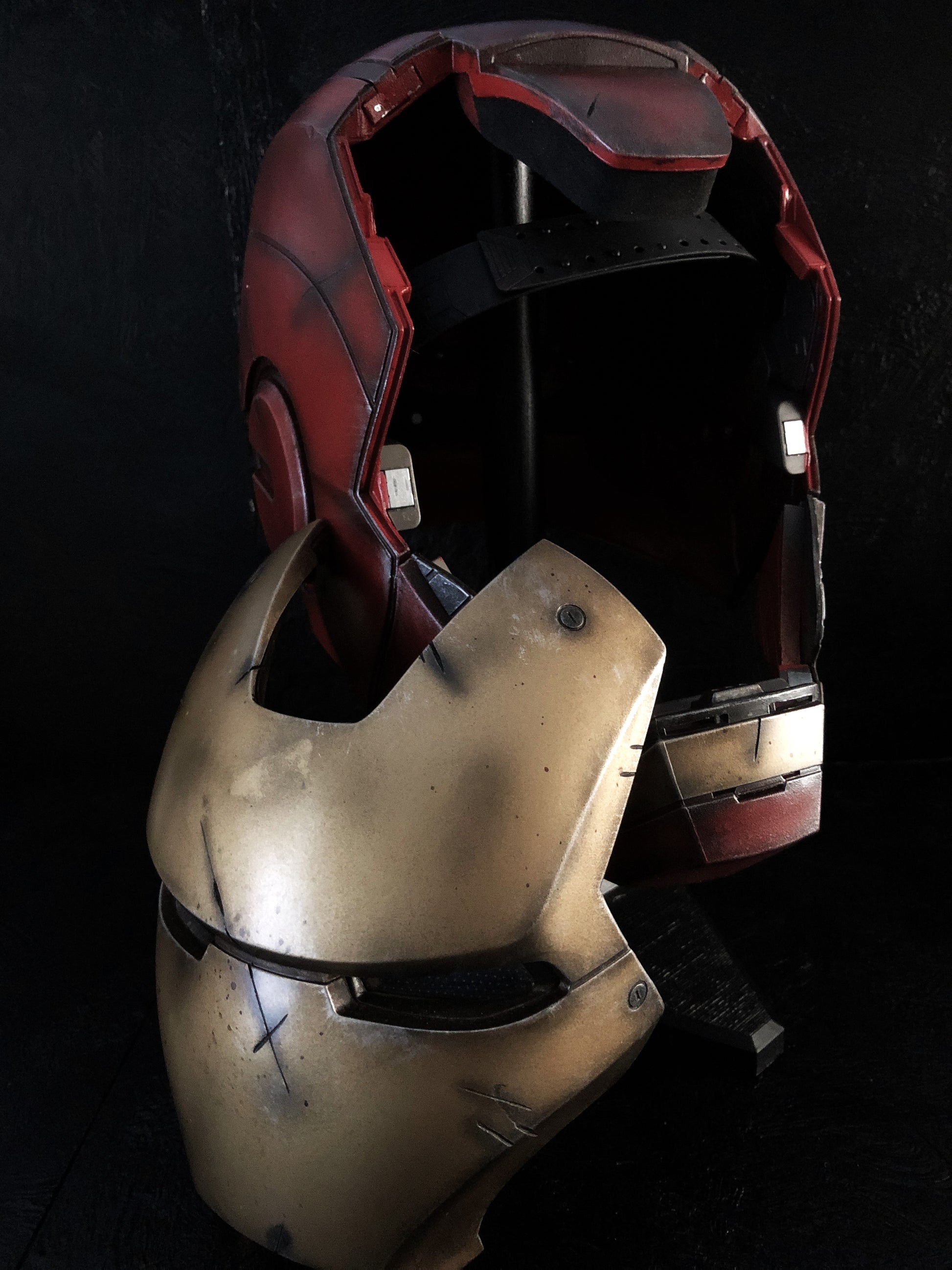 iron man helmet from back IRON MAN